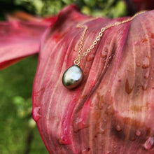 Load image into Gallery viewer, READY TO SHIP Civa Fiji Saltwater Pearl Necklace - 14k Gold Fill FJD$ - Adorn Pacific - All Products
