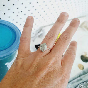 CONTACT US TO RECREATE THIS SOLD OUT STYLE Claw Set Namosi Waterfall Rock Ring - 925 Sterling Silver FJD$ - Adorn Pacific - Rings