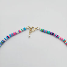 Load image into Gallery viewer, READY TO SHIP Colourful Polymer Clay Bead &amp; Freshwater Pearl Choker Necklace - 14k Gold Fill or 925 Sterling Silver FJD$ - Adorn Pacific - Earrings

