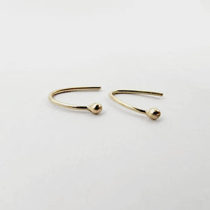 READY TO SHIP - Contemporary Solid Gold Earrings - Solid 9k Gold FJD$ - Adorn Pacific - Earrings