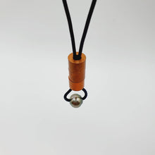 Load image into Gallery viewer, CONTACT US TO RECREATE THIS SOLD OUT STYLE Copper &amp; Sterling Silver Real Leather Necklace with Civa Fiji Saltwater Pearl - FJD$ - Adorn Pacific - All Products
