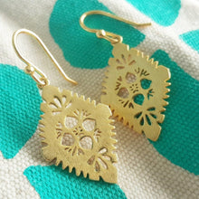 Load image into Gallery viewer, READY TO SHIP Diamond Masi Earrings in 18k Gold Vermeil - FJD$ - Adorn Pacific - All Products
