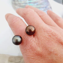 Load image into Gallery viewer, CONTACT US TO RECREATE THIS SOLD OUT STYLE Double Fiji Saltwater Pearl Ring - 14k Gold Fill FJD$ - Adorn Pacific - All Products
