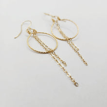 Load image into Gallery viewer, CONTACT US TO RECREATE THIS SOLD OUT STYLE Earrings with chain detail - 14k Gold Fill FJD$ - Adorn Pacific - Earrings
