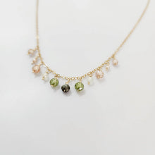 Load image into Gallery viewer, READY TO SHIP Faceted Glass Beads Necklace in 14k Gold Fill - FJD$ - Adorn Pacific - All Products
