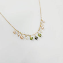 Load image into Gallery viewer, READY TO SHIP Faceted Glass Beads Necklace in 14k Gold Fill - FJD$ - Adorn Pacific - All Products
