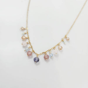 READY TO SHIP Faceted Glass Beads Necklace in 14k Gold Fill - FJD$ - Adorn Pacific - All Products
