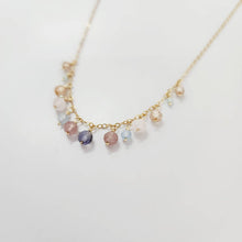 Load image into Gallery viewer, READY TO SHIP Faceted Glass Beads Necklace in 14k Gold Fill - FJD$ - Adorn Pacific - All Products
