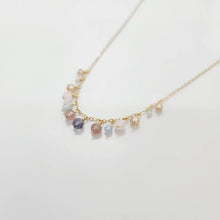 Load image into Gallery viewer, READY TO SHIP Faceted Glass Beads Necklace in 14k Gold Fill - FJD$ - Adorn Pacific - All Products
