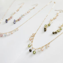 Load image into Gallery viewer, READY TO SHIP Faceted Glass Beads Necklace in 14k Gold Fill - FJD$ - Adorn Pacific - All Products
