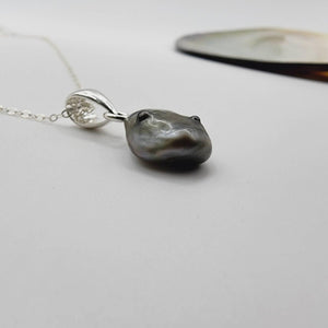 READY TO SHIP Fiji Baroque Saltwater Pearl Necklace - 925 Sterling Silver FJD$ - Adorn Pacific - All Products