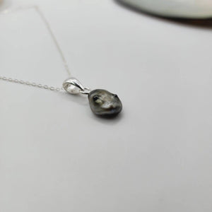 READY TO SHIP Fiji Baroque Saltwater Pearl Necklace - 925 Sterling Silver FJD$ - Adorn Pacific - All Products