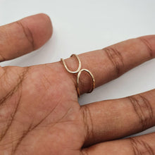 Load image into Gallery viewer, CONTACT US TO RECREATE THIS SOLD OUT STYLE  Fiji Keshi Adjustable Pearl Ring - 14k Gold Fill FJD$ - Adorn Pacific - Rings
