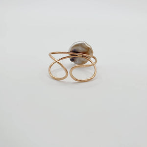 CONTACT US TO RECREATE THIS SOLD OUT STYLE  Fiji Keshi Adjustable Pearl Ring - 14k Gold Fill FJD$ - Adorn Pacific - Rings