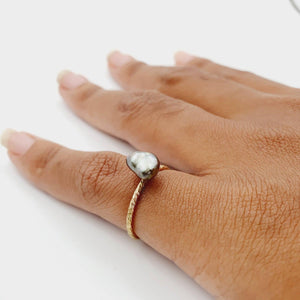 READY TO SHIP - Fiji Keshi Pearl Ring - 14k Gold Fill FJD$ - Adorn Pacific - Rings