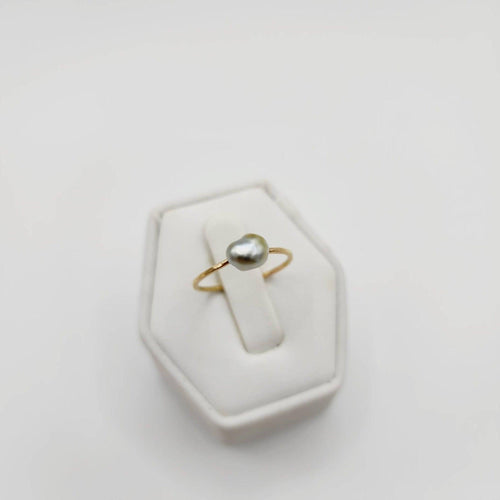 READY TO SHIP - Fiji Keshi Pearl Ring - 14k Gold Fill FJD$ - Adorn Pacific - Rings