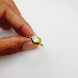 READY TO SHIP - Fiji Keshi Pearl Ring - 14k Gold Fill FJD$ - Adorn Pacific - Rings