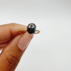 READY TO SHIP - Fiji Keshi Pearl Ring - 14k Gold Fill FJD$ - Adorn Pacific - Rings
