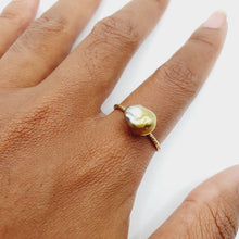 Load image into Gallery viewer, READY TO SHIP - Fiji Keshi Pearl Ring - 14k Gold Fill FJD$ - Adorn Pacific - Rings
