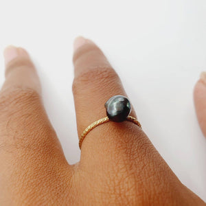 READY TO SHIP - Fiji Keshi Pearl Ring - 14k Gold Fill FJD$ - Adorn Pacific - Rings
