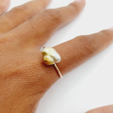 Load image into Gallery viewer, READY TO SHIP - Fiji Keshi Pearl Ring - 14k Gold Fill FJD$ - Adorn Pacific - Rings
