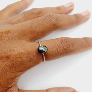 READY TO SHIP - Fiji Keshi Pearl Ring - 14k Gold Fill FJD$ - Adorn Pacific - Rings