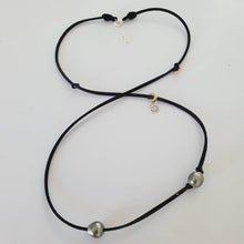 Load image into Gallery viewer, READY TO SHIP Fiji Pearl &amp; Nautilus Charm Faux Suede Leather Multi-way Bracelet / Necklace - FJD$ - Adorn Pacific - All Products

