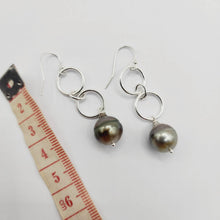 Load image into Gallery viewer, READY TO SHIP - Fiji Pearl Drop Earrings - 925 Sterling Silver FJD$ - Adorn Pacific - Earrings
