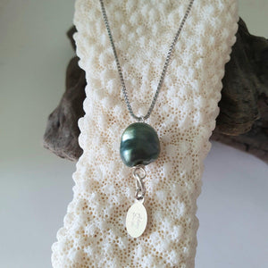 READY TO SHIP Fiji Pearl Necklace - 925 Sterling Silver FJD$ - Adorn Pacific - Necklaces