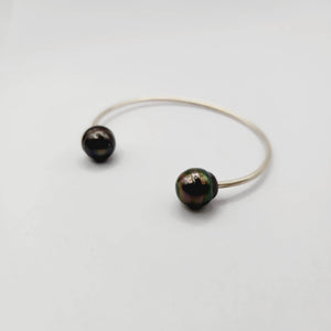READY TO SHIP - Fiji Saltwater Pearl Cuff - 925 Sterling Silver FJD$ - Adorn Pacific - Bracelets