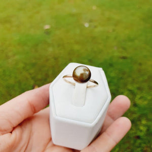 READY TO SHIP Fiji Saltwater Pearl Ring - 14k Gold Fill FJD$ - Adorn Pacific - All Products