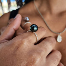 Load image into Gallery viewer, READY TO SHIP - Fiji Saltwater Pearl Ring - 925 Sterling Silver FJD$ - Adorn Pacific - Rings
