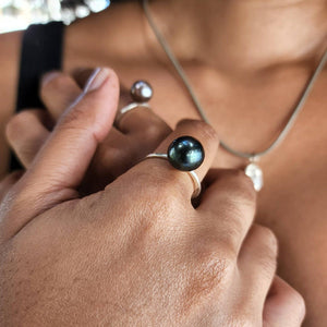READY TO SHIP - Fiji Saltwater Pearl Ring - 925 Sterling Silver FJD$ - Adorn Pacific - Rings