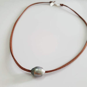 READY TO SHIP Fiji Saltwater Faux Suede Leather Necklace - FJD$ - Adorn Pacific - All Products