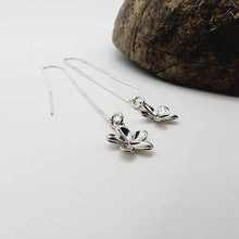 Load image into Gallery viewer, READY TO SHIP Frangipani Charm Threader Earrings - 925 Sterling Silver FJD$ - Adorn Pacific - Earrings
