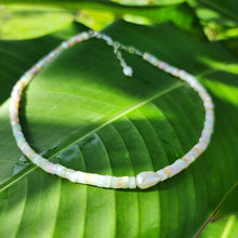 Load image into Gallery viewer, READY TO SHIP Freshwater Pearl &amp; Glass Bead Choker Necklace - 925 Sterling Silver FJD$ - Adorn Pacific - Necklaces
