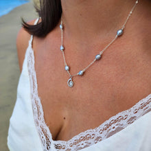 Load image into Gallery viewer, READY TO SHIP Freshwater Pearl &amp; Nautilus Charm Necklace - FJD$ - Adorn Pacific - All Products
