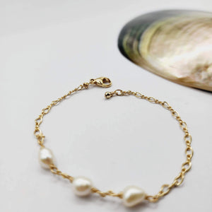 READY TO SHIP Freshwater Pearl Bracelet - 14k Gold Fill FJD$ - Adorn Pacific - All Products