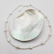 Load image into Gallery viewer, READY TO SHIP Freshwater Pearl Choker Necklace - 925 Sterling Silver FJD$ - Adorn Pacific - Necklaces
