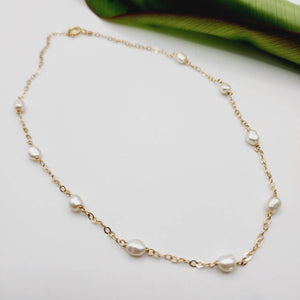 CONTACT US TO RECREATE THIS SOLD OUT STYLE Freshwater Pearl Necklace - 14k Gold Fill FJD$ - Adorn Pacific - Necklaces