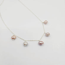 Load image into Gallery viewer, READY TO SHIP Freshwater Pearl Necklace in 925 Sterling Silver - FJD$ - Adorn Pacific - All Products
