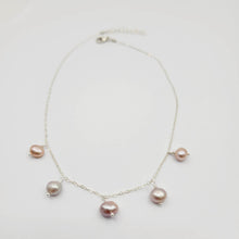 Load image into Gallery viewer, READY TO SHIP Freshwater Pearl Necklace in 925 Sterling Silver - FJD$ - Adorn Pacific - All Products
