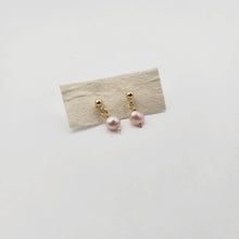 Load image into Gallery viewer, READY TO SHIP - Freshwater Pearl Stud Earrings - 14k Gold Fill FJD$ - Adorn Pacific - Earrings
