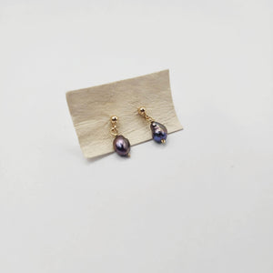 READY TO SHIP - Freshwater Pearl Stud Earrings - 14k Gold Fill FJD$ - Adorn Pacific - Earrings