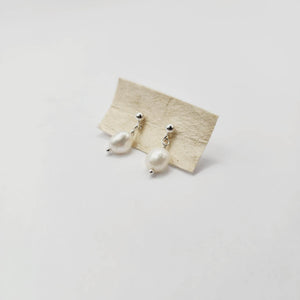 READY TO SHIP - Freshwater Pearl Stud Earrings - 925 Sterling Silver FJD$ - Adorn Pacific - Earrings