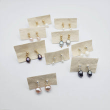 Load image into Gallery viewer, READY TO SHIP - Freshwater Pearl Stud Earrings - 925 Sterling Silver FJD$ - Adorn Pacific - Earrings

