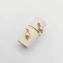 Load image into Gallery viewer, READY TO SHIP - Freshwater Pearl Twist Layer Ring - 14k Gold Fill FJD$ - Adorn Pacific - Rings
