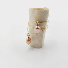 Load image into Gallery viewer, READY TO SHIP - Freshwater Pearl Twist Layer Ring - 14k Gold Fill FJD$ - Adorn Pacific - Rings
