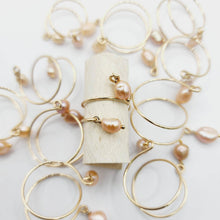 Load image into Gallery viewer, READY TO SHIP - Freshwater Pearl Twist Layer Ring - 14k Gold Fill FJD$ - Adorn Pacific - Rings
