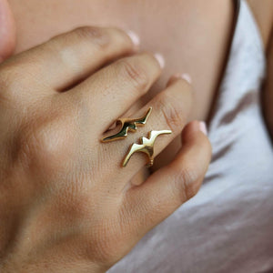 READY TO SHIP Frigate Bird Ring - 9k Solid Gold FJD$ - Adorn Pacific - All Products